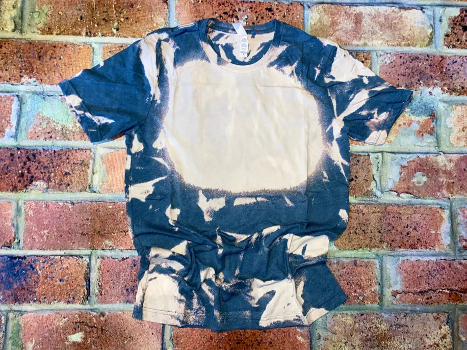 Bella Heather Deep Teal Bleach Blank Tee The Blended Owl