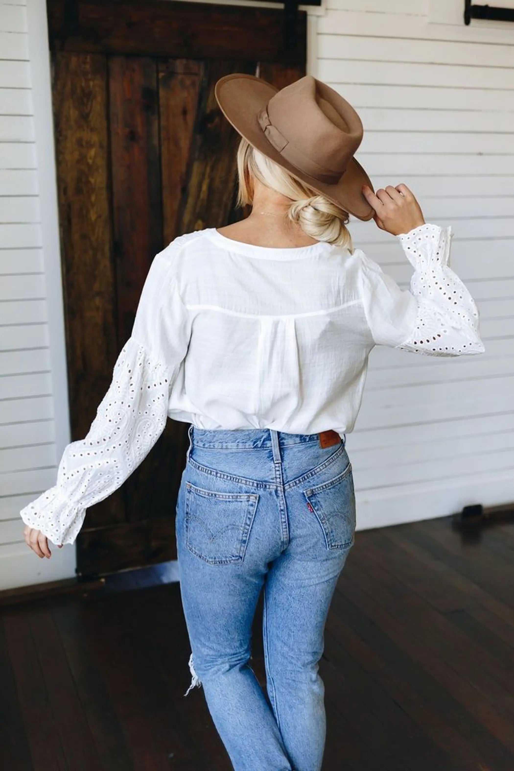 Beloved Button Down Top Stay Warm in Style