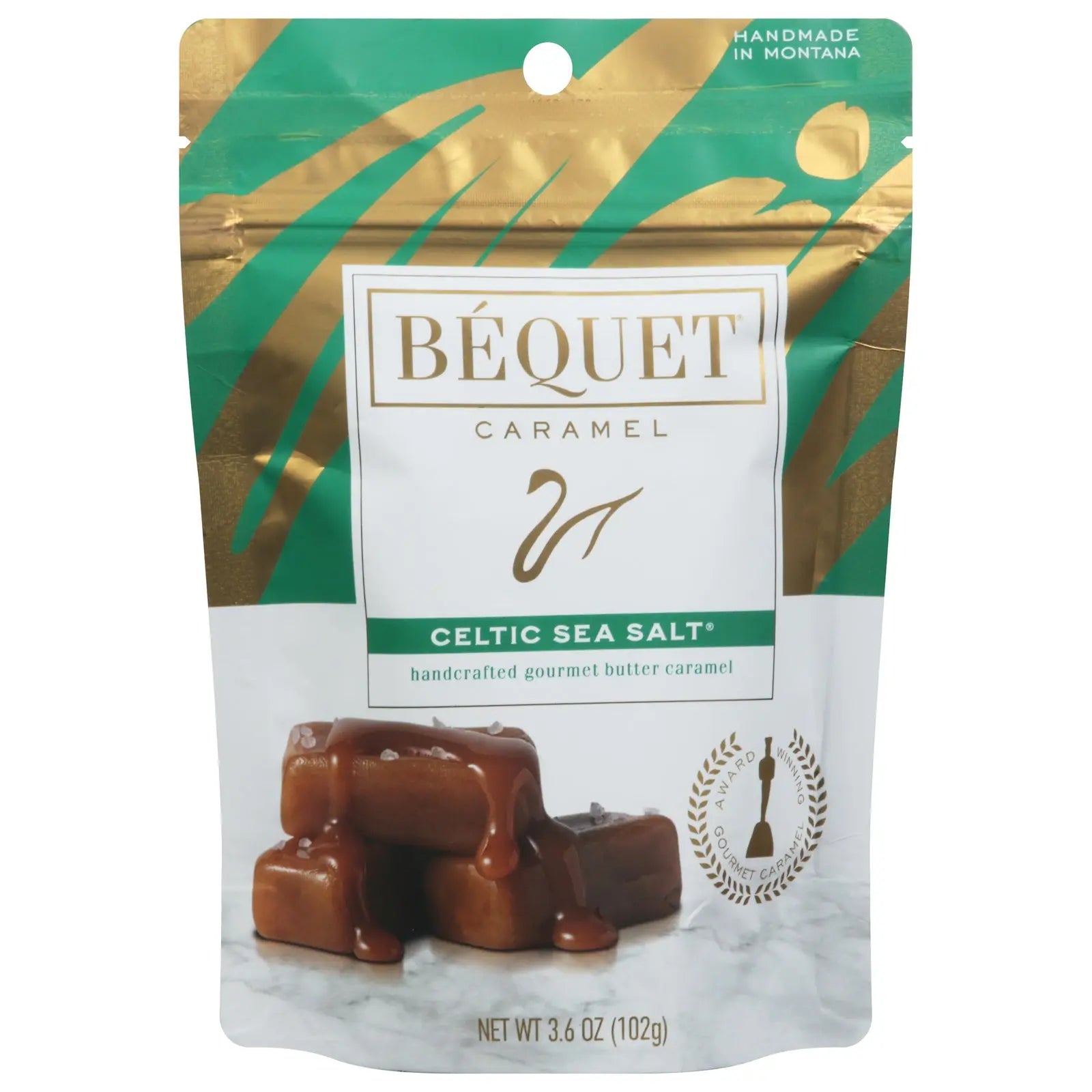 Bequet - Caramel Celtic Sea Salt - Case Of 12-3.6 Ounces Bequet