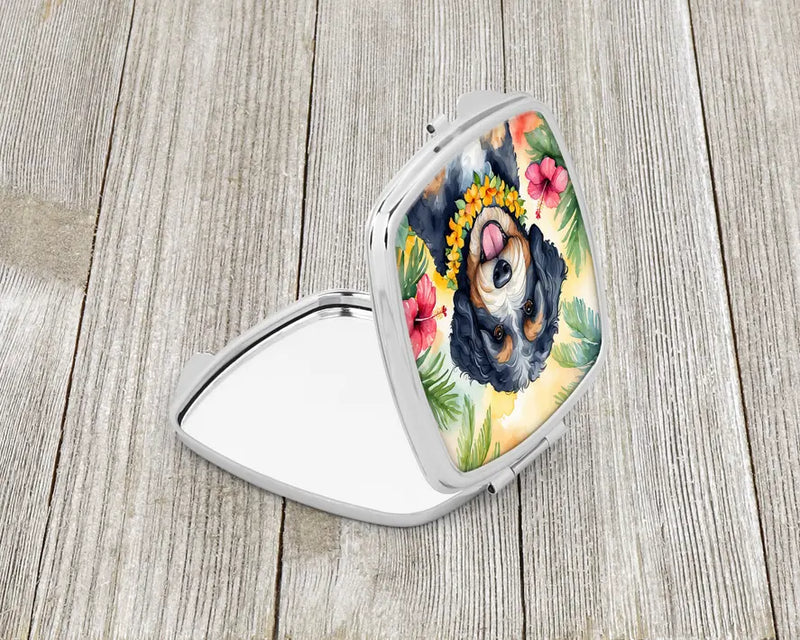 Bernedoodle Compact Mirror Caroline's Treasures