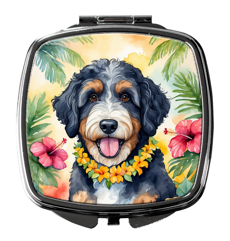 Bernedoodle Compact Mirror Caroline's Treasures