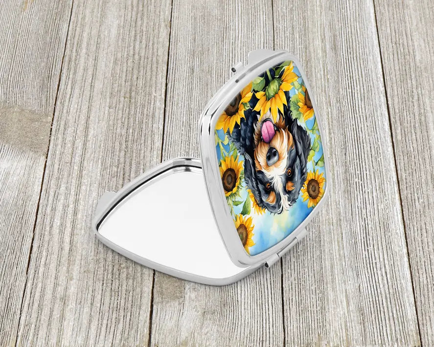 Bernedoodle Compact Mirror Caroline's Treasures