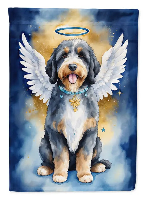 Bernedoodle My Angel Garden Flag Caroline's Treasures