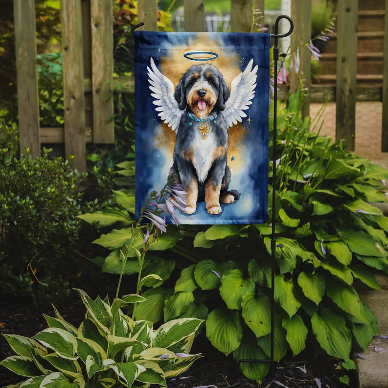 Bernedoodle My Angel Garden Flag Caroline's Treasures