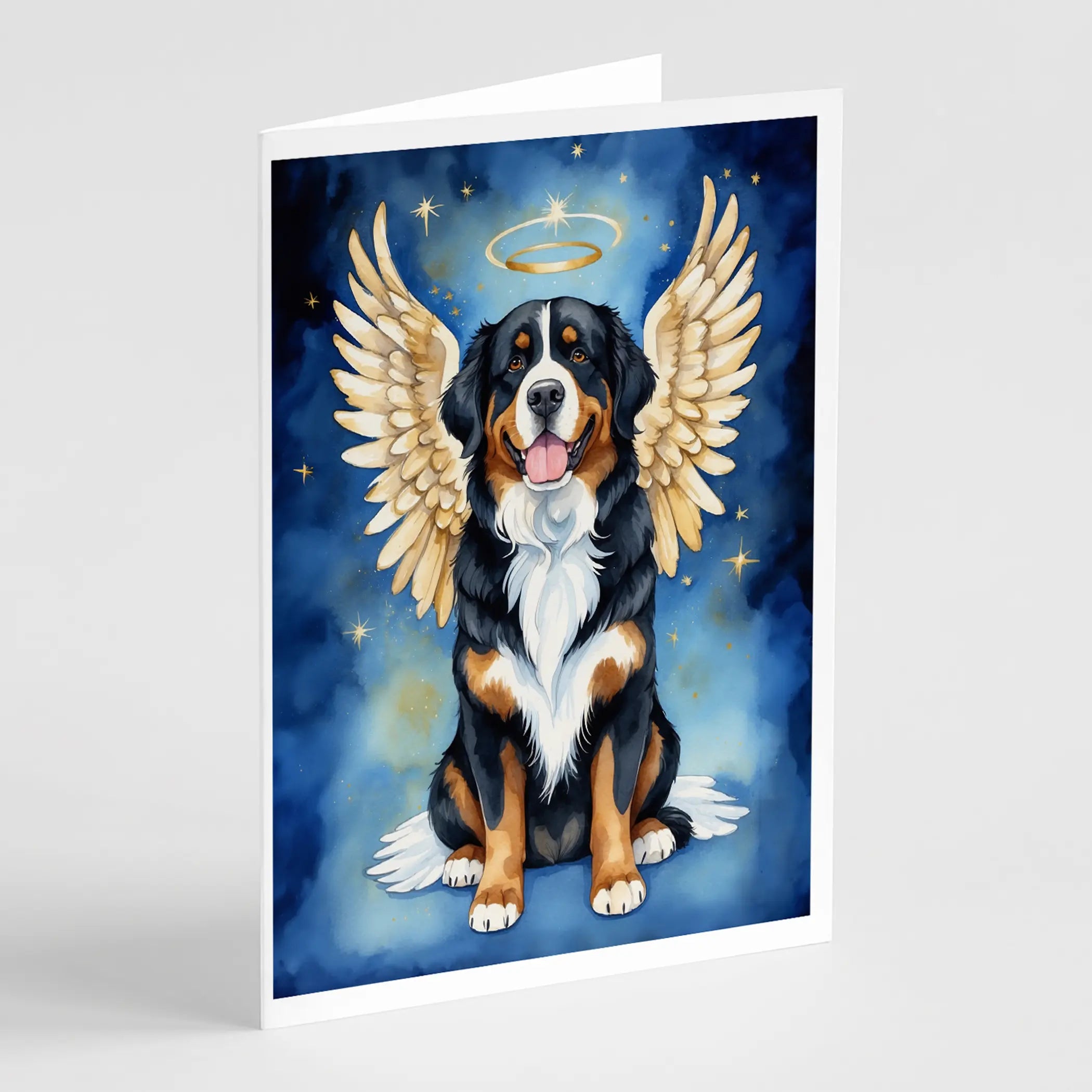 Bernese Mountain Dog My Angel Greeting Cards Pack of 8 Caroline's Treasures