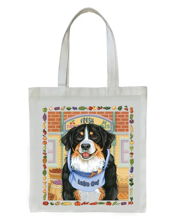 Bernese Mountain Dog - Tomoyo Pitcher   Dog Breed Tote Bags Best of Breed