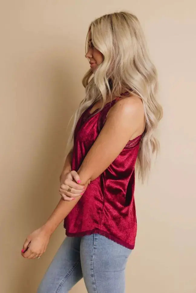 Better Than This Velvet Tank Stay Warm in Style