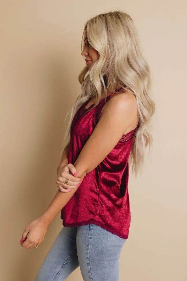 Better Than This Velvet Tank Stay Warm in Style