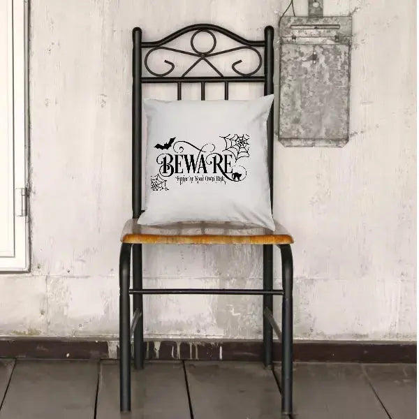 Beware Pillow Cover The Adorned Willows Marketplace LLC