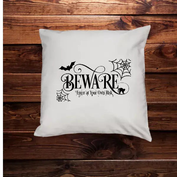 Beware Pillow Cover The Adorned Willows Marketplace LLC