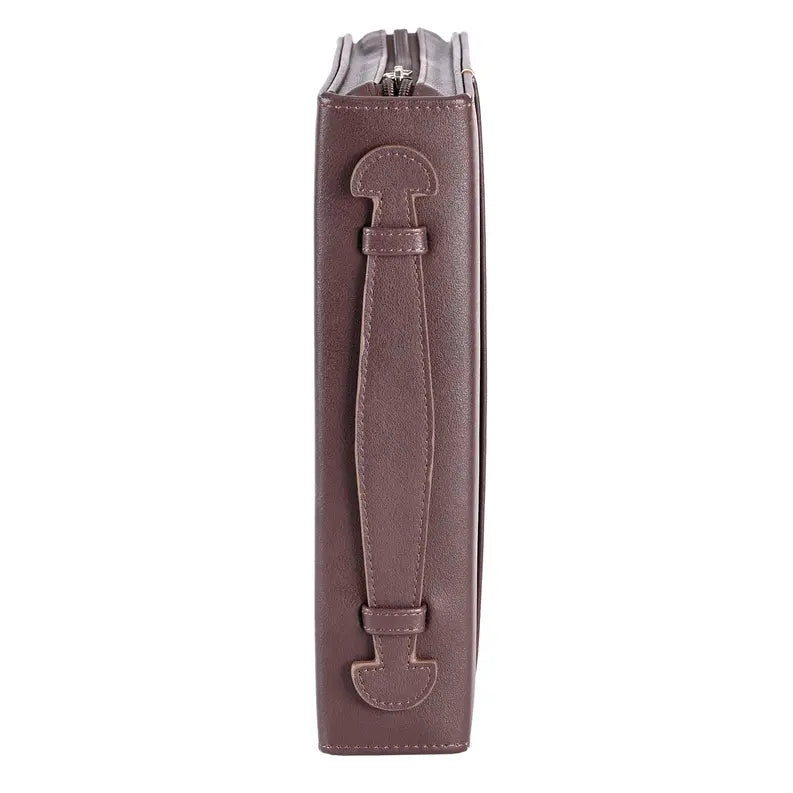 Bible Case Classic FauXLeather Brown XXL Dicksons Inc