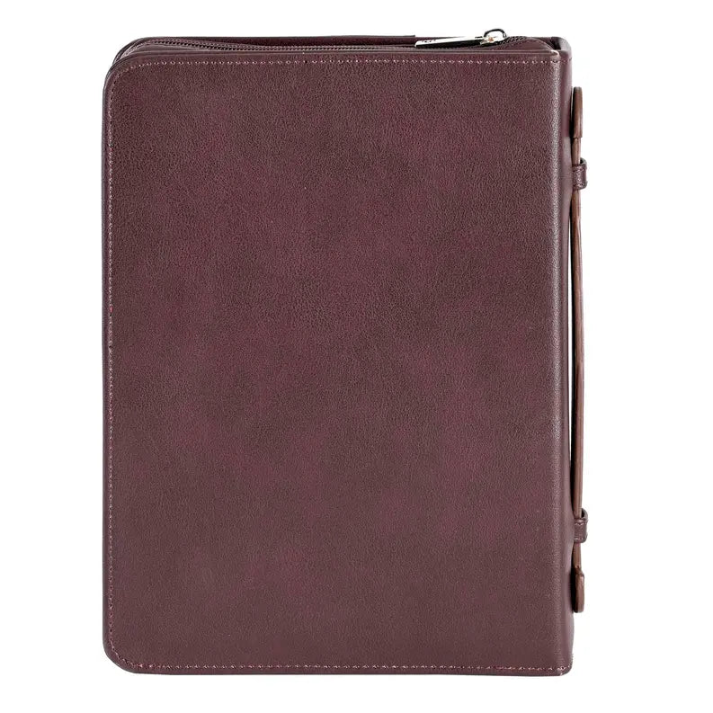 Bible Case Classic FauXLeather Brown XXL Dicksons Inc