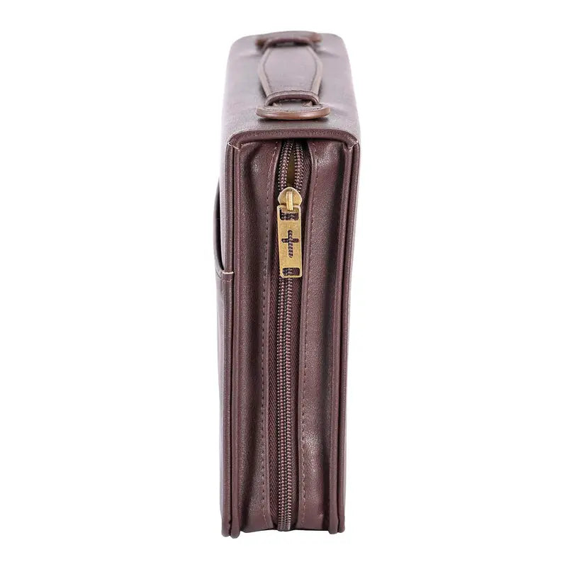 Bible Case Classic FauXLeather Brown XXL Dicksons Inc