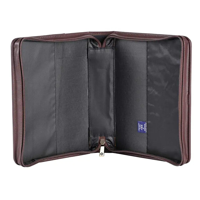 Bible Case Classic FauXLeather Brown XXL Dicksons Inc