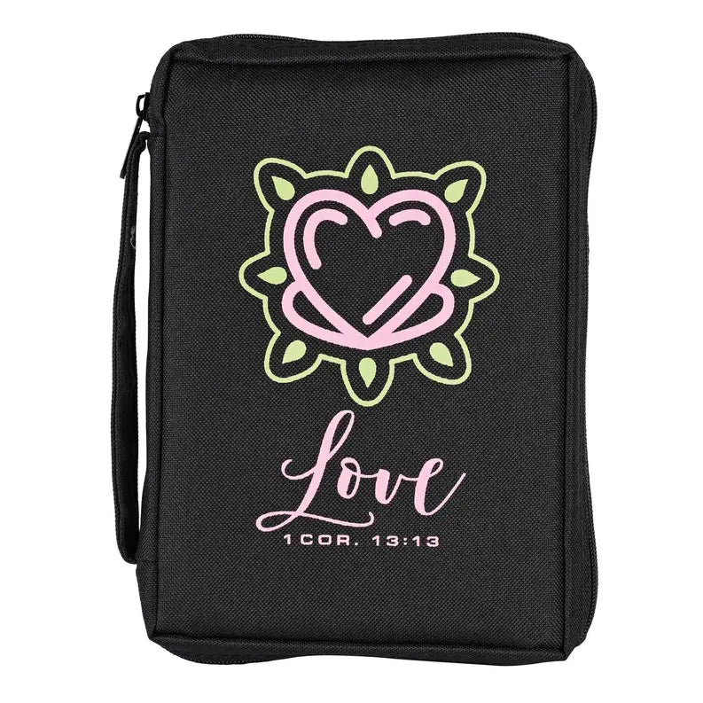 Bible Case Heart Love 1 Cor. 13:13 Med Dicksons Inc
