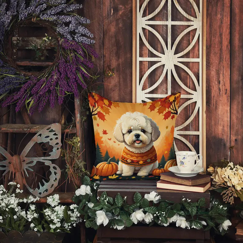 Bichon Frise Fall Pair of Pot Holders Caroline's Treasures