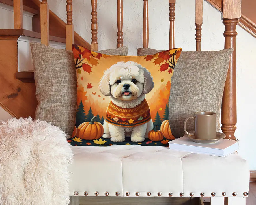 Bichon Frise Fall Pair of Pot Holders Caroline's Treasures