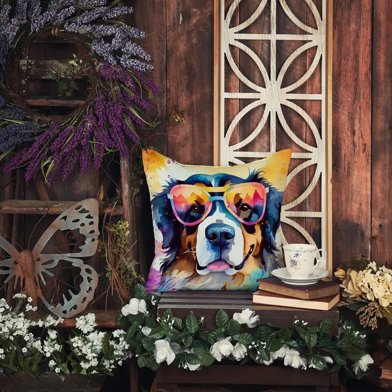 Bichon Frise Hippie Dawg Pair of Pot Holders Caroline's Treasures