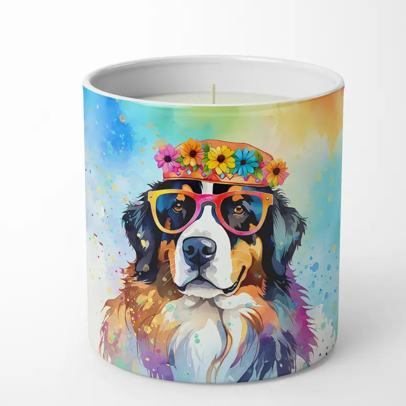 Bichon Frise Hippie Dawg Pair of Pot Holders Caroline's Treasures
