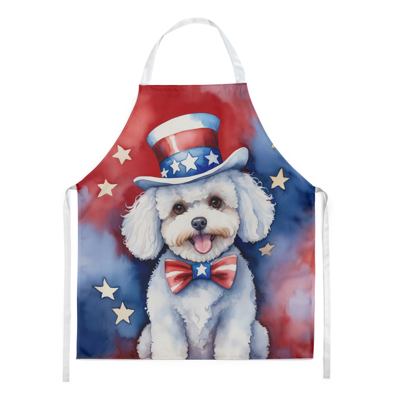 Bichon Frise Patriotic American Apron Caroline's Treasures