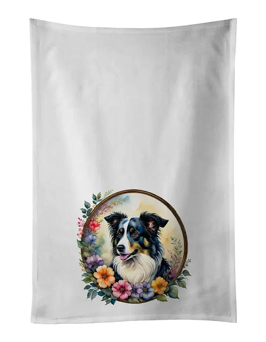 Bichon Frise and Flowers Pair of Pot Holders Caroline's Treasures