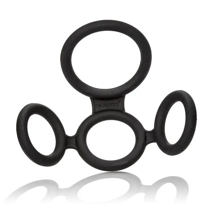 Big Man's Spreader Ring Black California Exotic Novelties
