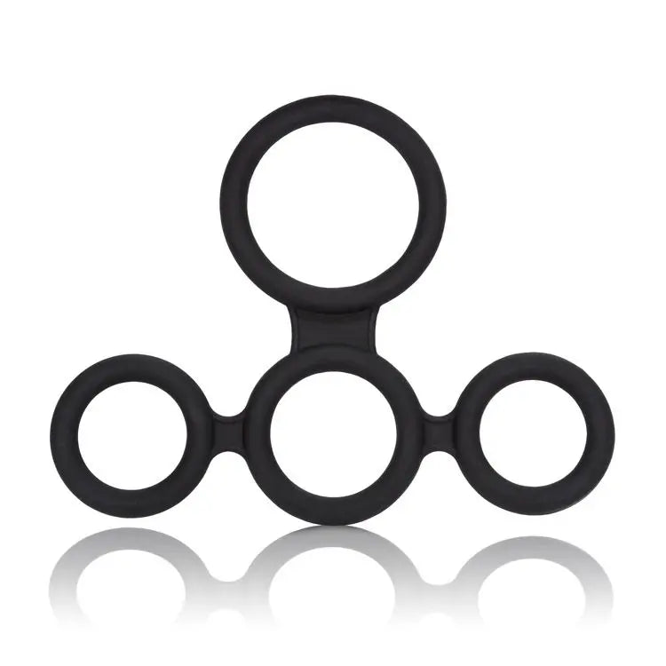 Big Man's Spreader Ring Black California Exotic Novelties
