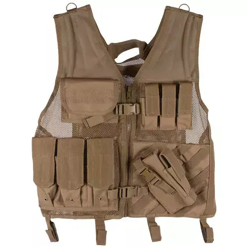 Big & Tall Assault Cross Draw Vest Fox Outdoor