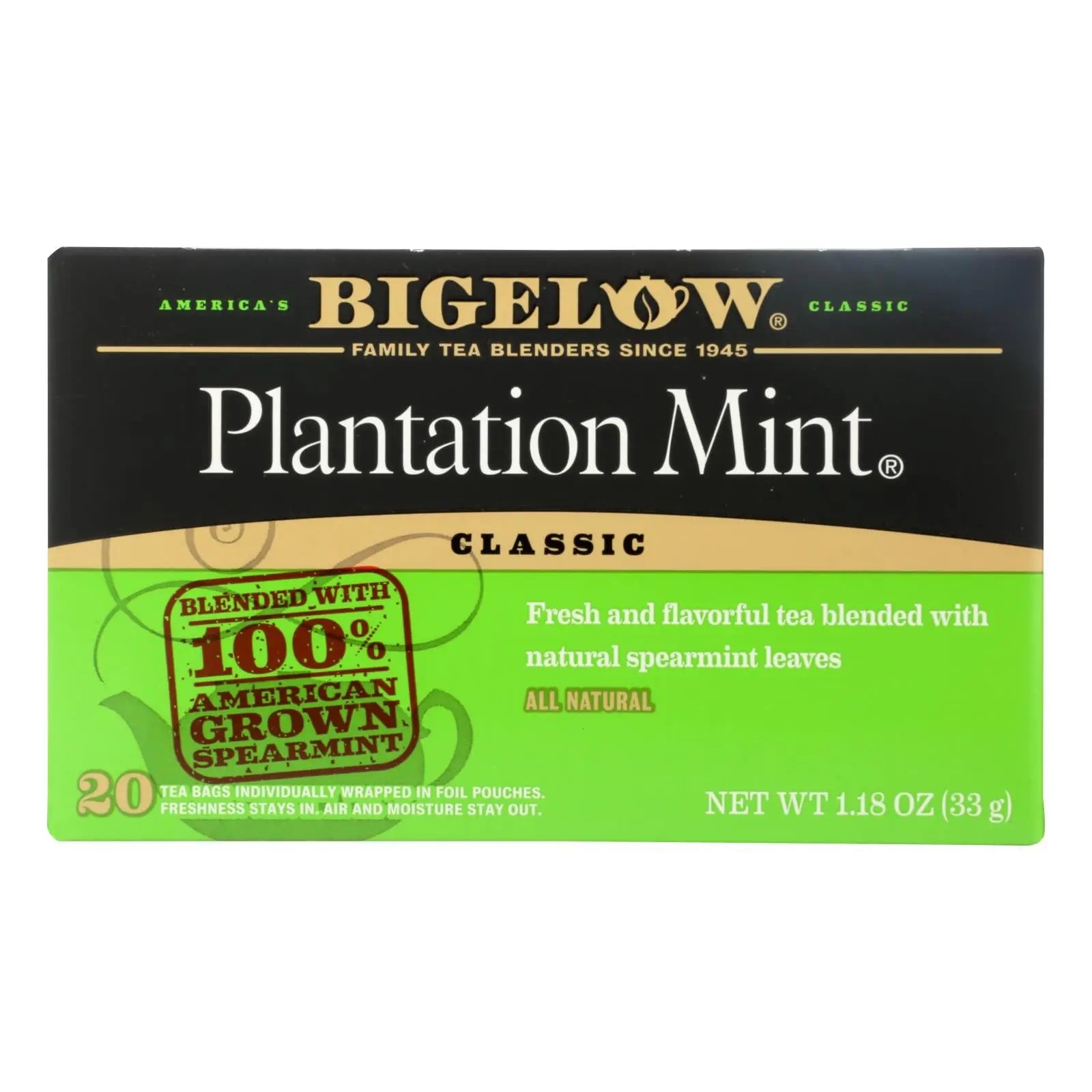 Bigelow Tea - Tea Perfectly Mint - Case Of 6-20 Bag Bigelow Tea
