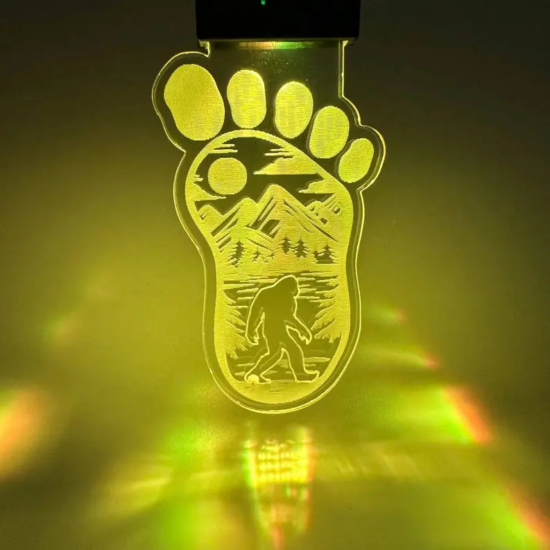 Bigfoot Rechargeable LED Keychain with Clip The 308 Collective