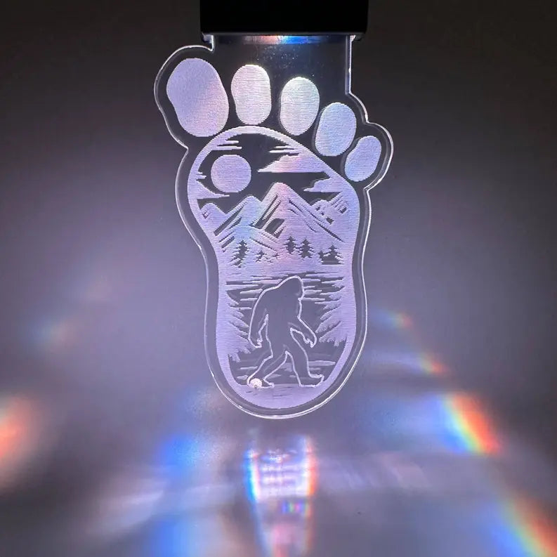 Bigfoot Rechargeable LED Keychain with Clip The 308 Collective
