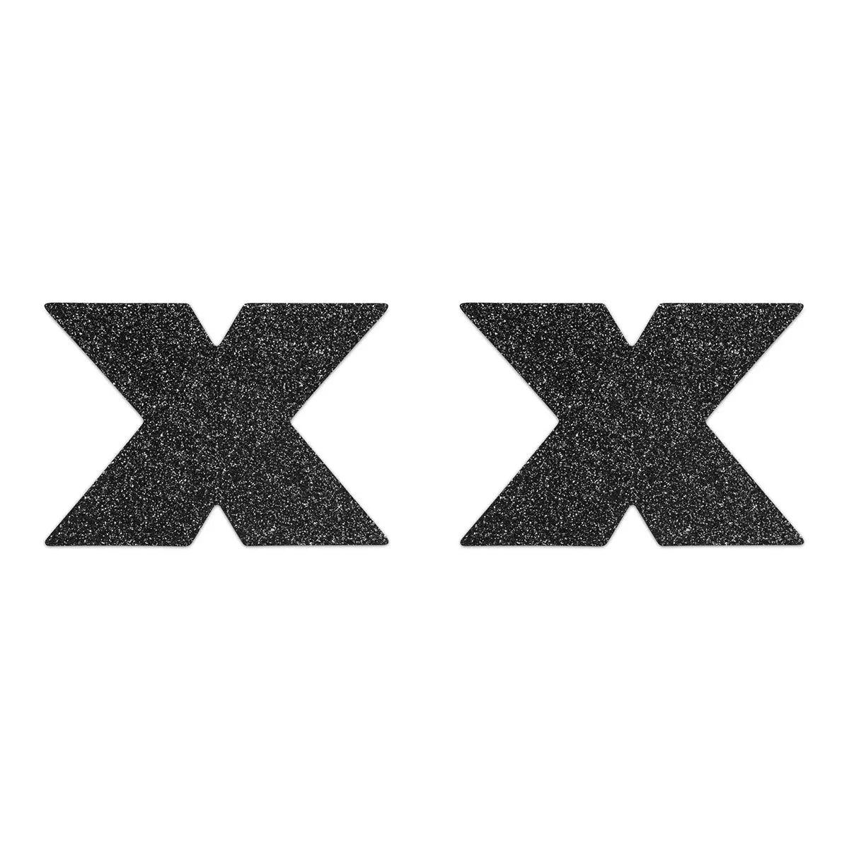 Bijoux Indiscrets Flash Pasties - Black Crosses Bijoux Indiscrets