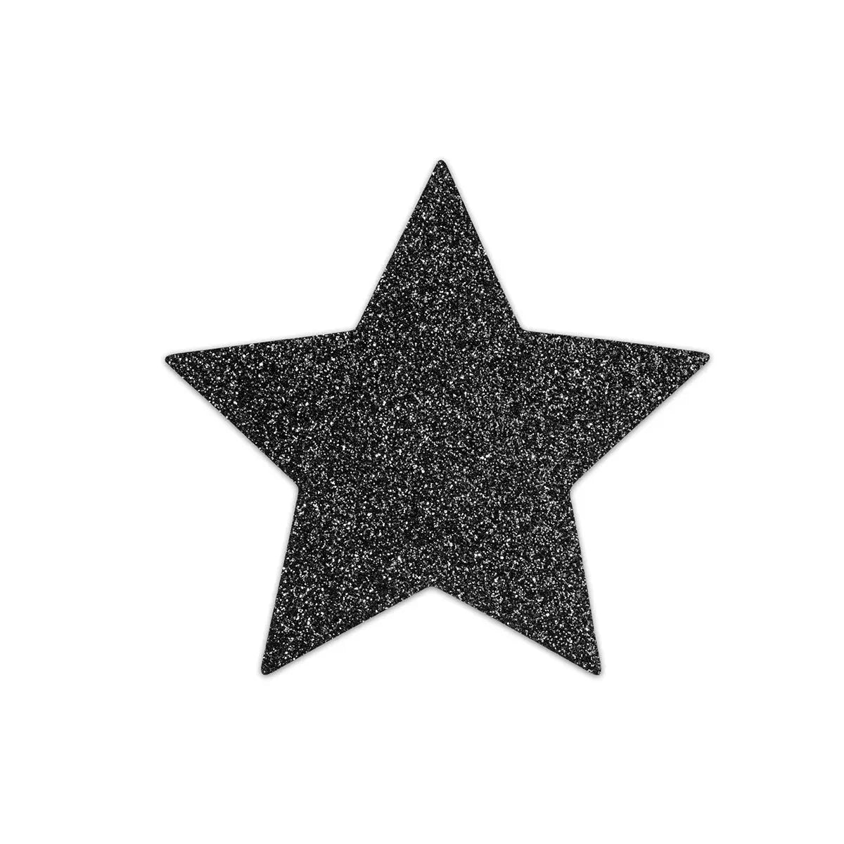 Bijoux Indiscrets Flash Pasties - Black Stars Bijoux Indiscrets