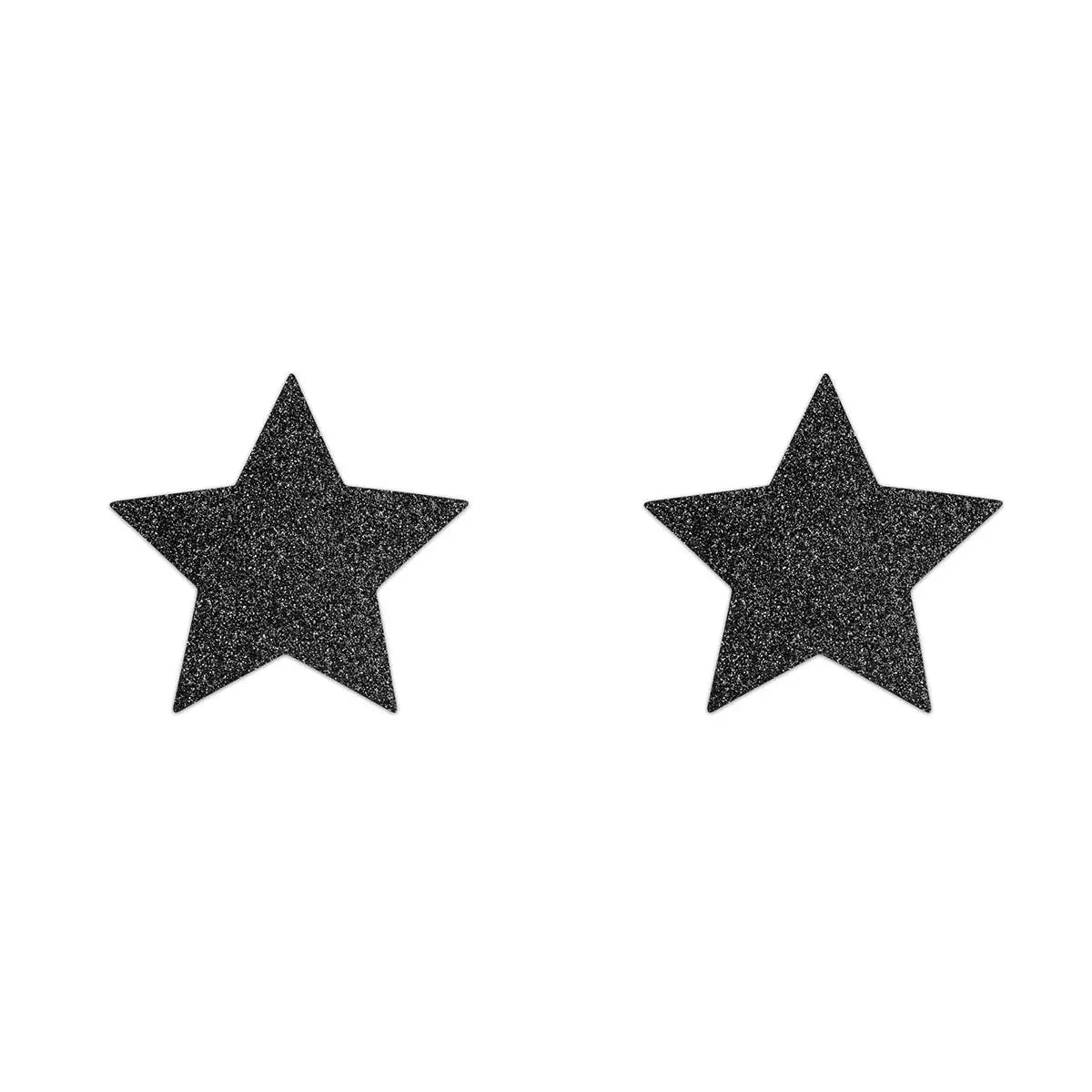 Bijoux Indiscrets Flash Pasties - Black Stars Bijoux Indiscrets
