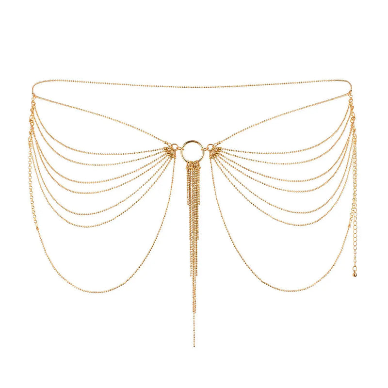 Bijoux Indiscrets Magnifique Collection Chain Waist Jewelry - Gold Bijoux Indiscrets