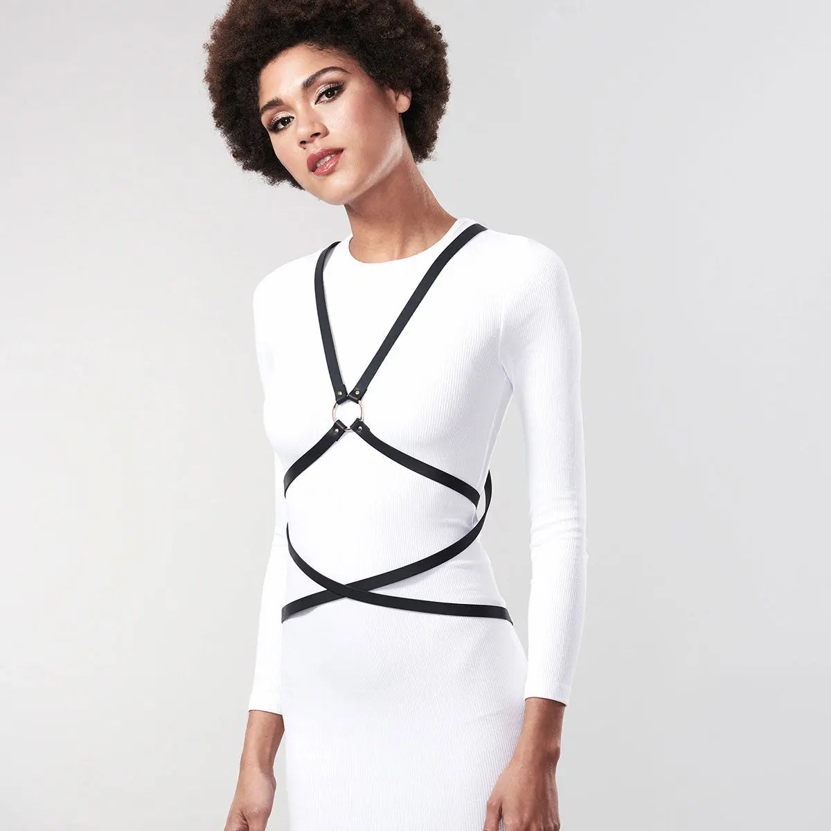 Bijoux Indiscrets Maze Multi-Way Body Harness - Black Bijoux Indiscrets