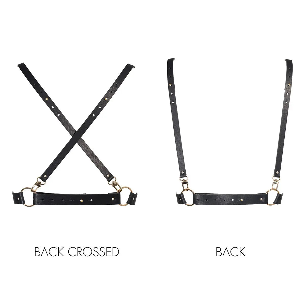 Bijoux Indiscrets Maze X-Harness - Black Bijoux Indiscrets
