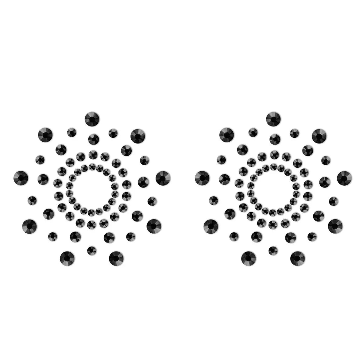 Bijoux Indiscrets Mimi Jewel Pasties - Black Bijoux Indiscrets