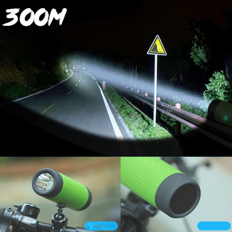 Bike Speaker and Light With Bluetooth Speaker Vista Shops
