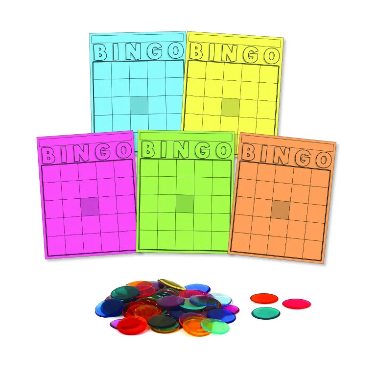 Bingo Card and Counters Set Hygloss Products