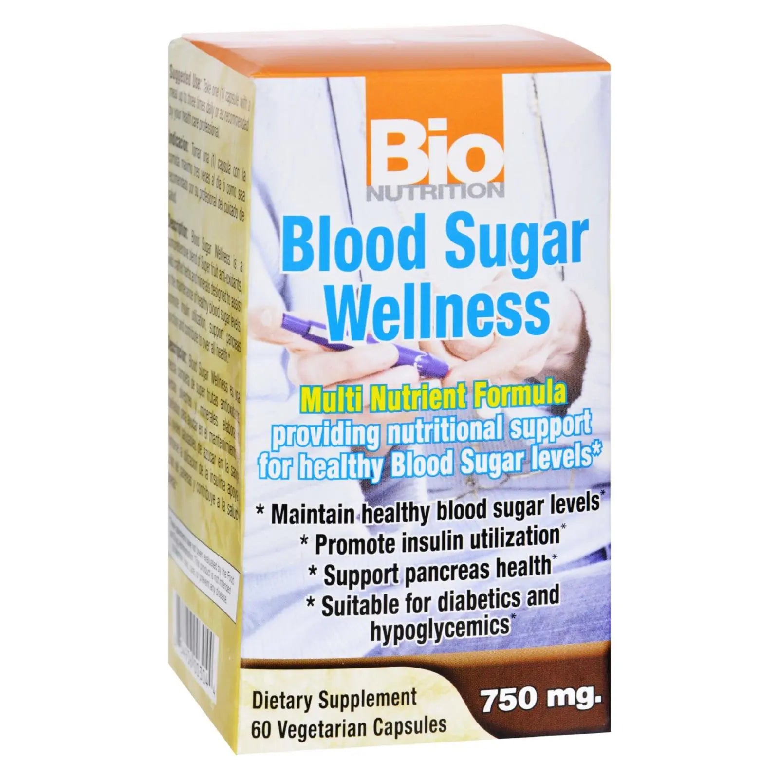 Bio Nutrition - Blood Sugar Wellness - 60 Vegetarian Capsules Bio Nutrition