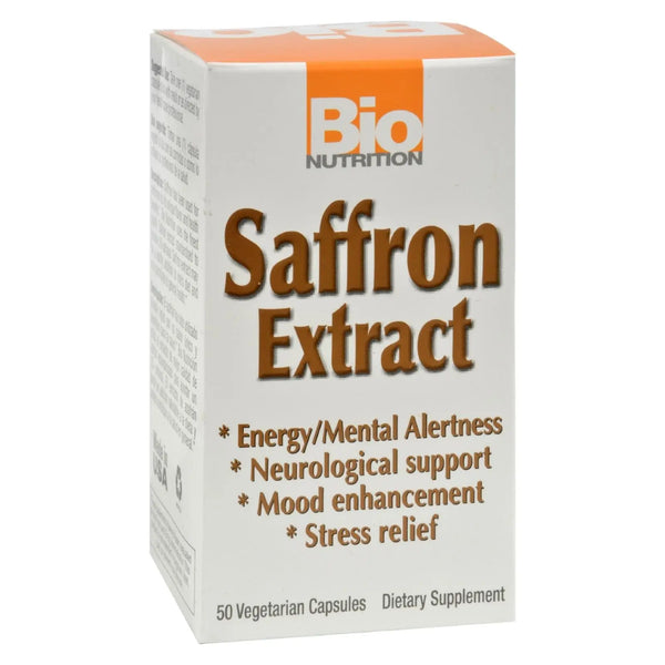 Bio Nutrition - Saffron Extract - 50 Vegetarian Capsules Bio Nutrition