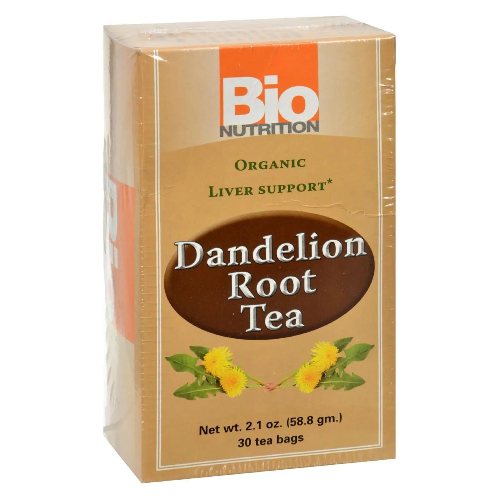 Bio Nutrition - Tea - Dandelion Root - 30 Bags Bio Nutrition