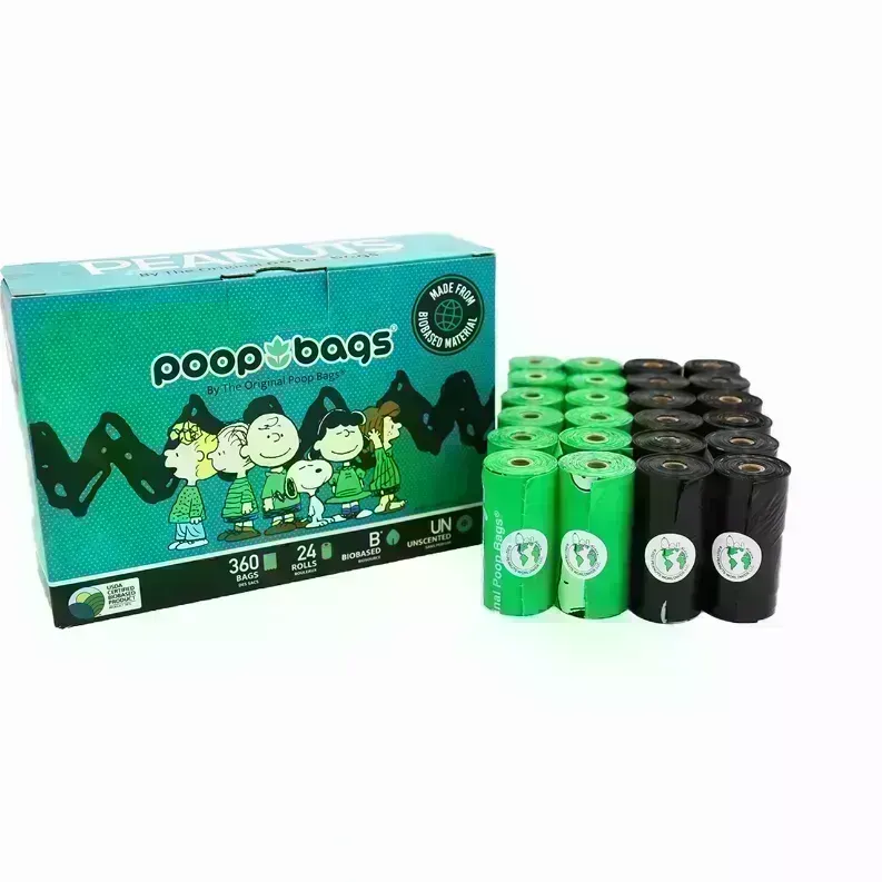 Biobased Peanuts Leash Rolls (360 CT)USDA The Original Poop Bags