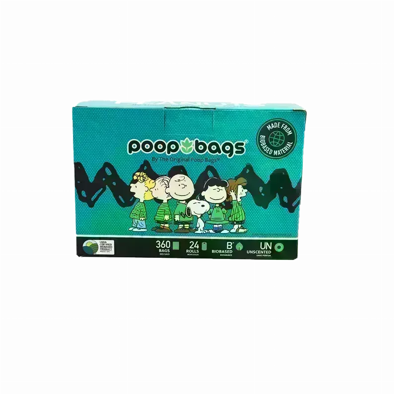 Biobased Peanuts Leash Rolls (360 CT)USDA The Original Poop Bags