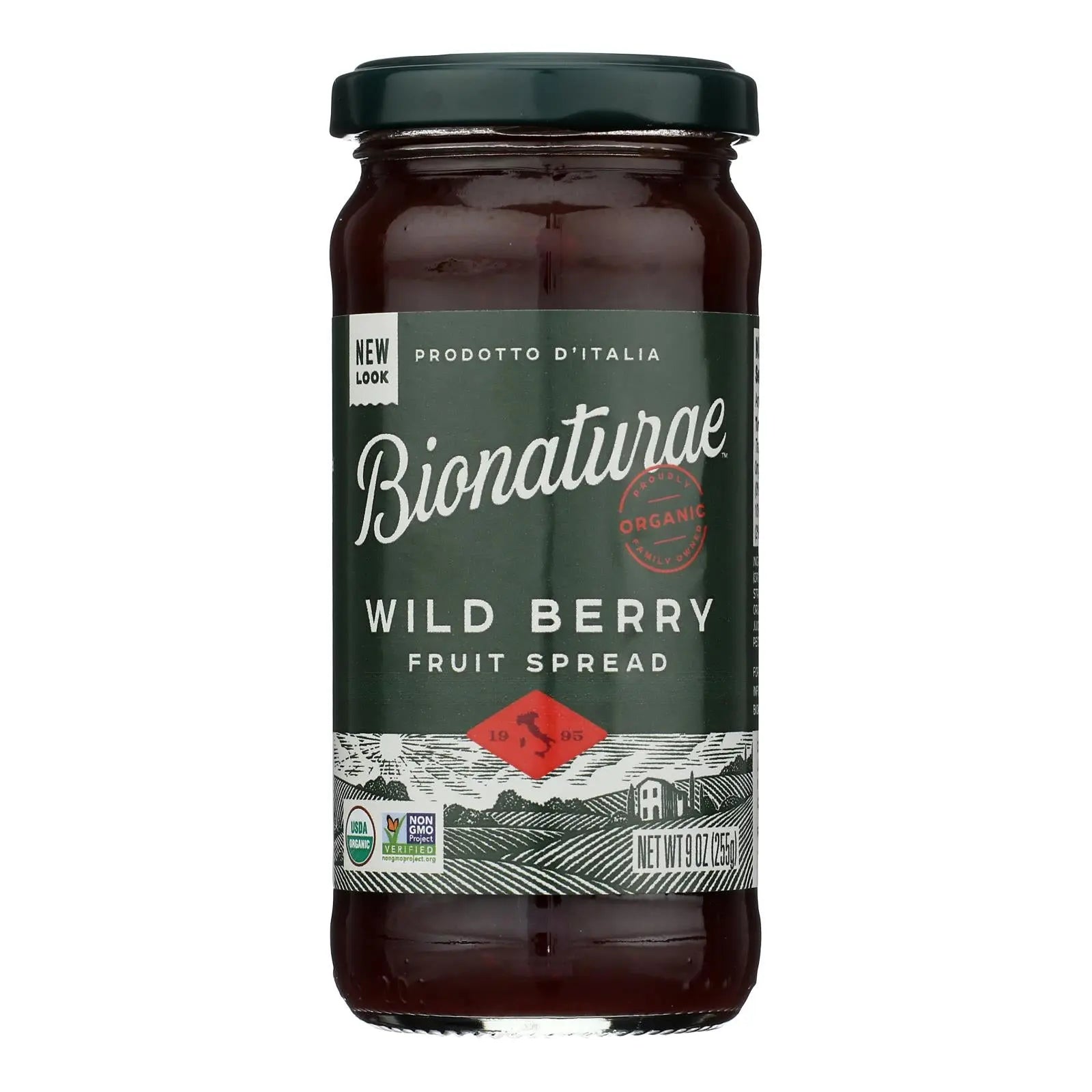 Bionaturae Fruit Spread - Wild Berry - Case Of 12 - 9 Oz. Bionaturae