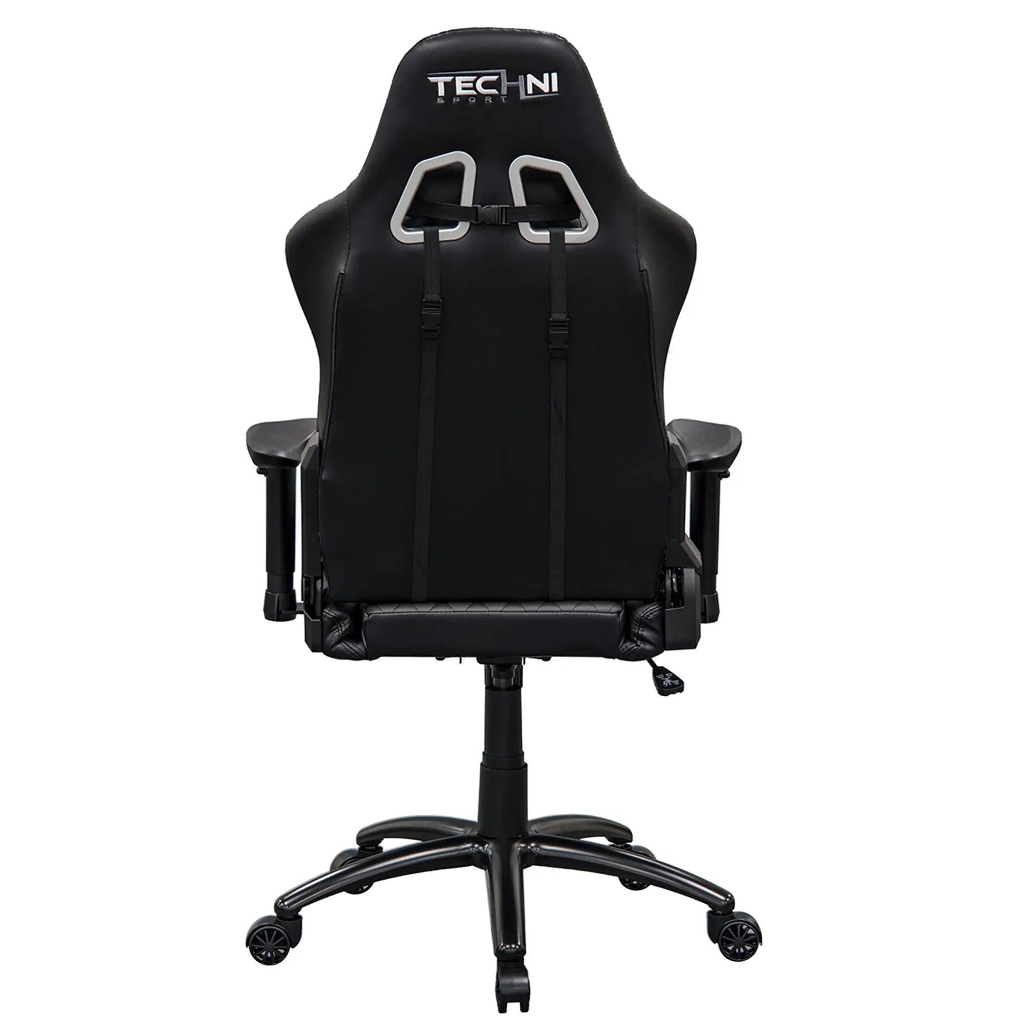 Black Adjustable Height Swivel Rolling Gaming Chair Homeroots Office