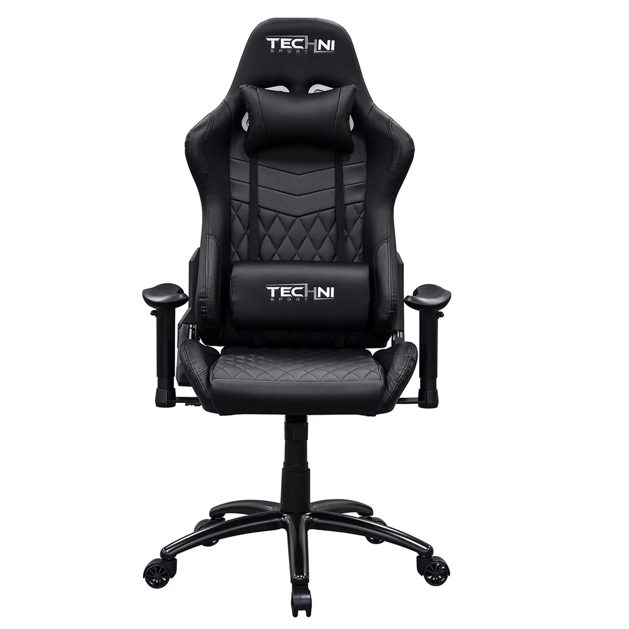 Black Adjustable Height Swivel Rolling Gaming Chair Homeroots Office