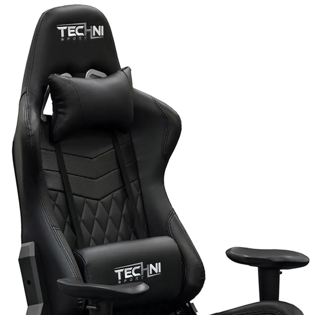 Black Adjustable Height Swivel Rolling Gaming Chair Homeroots Office