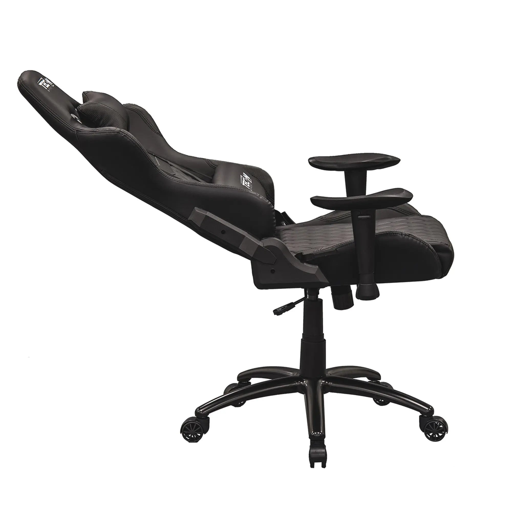 Black Adjustable Height Swivel Rolling Gaming Chair Homeroots Office